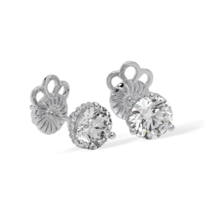 Halo Stud Earring (2-ct) - Image 2