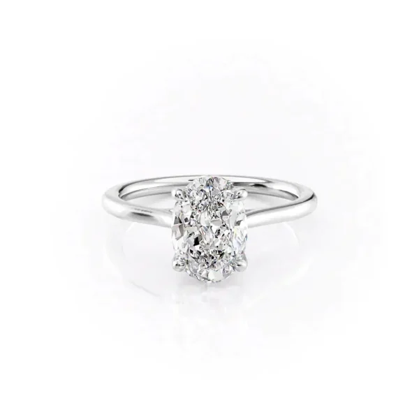 Oval Solitaire Cathedral