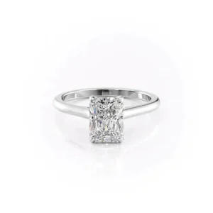Radiant Solitaire Wide Cathedral