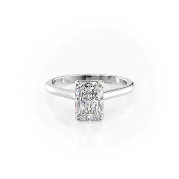 Radiant Solitaire Wide Cathedral