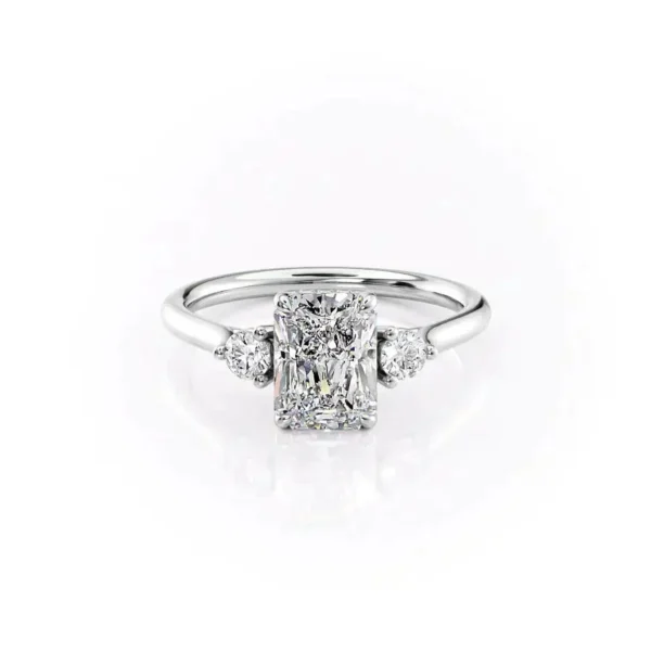 Radiant Three Stone Round