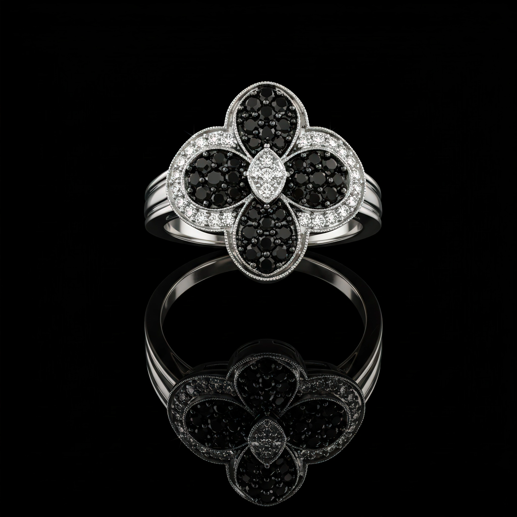 black-and-white-diamond-floreale-ring-no2-1a