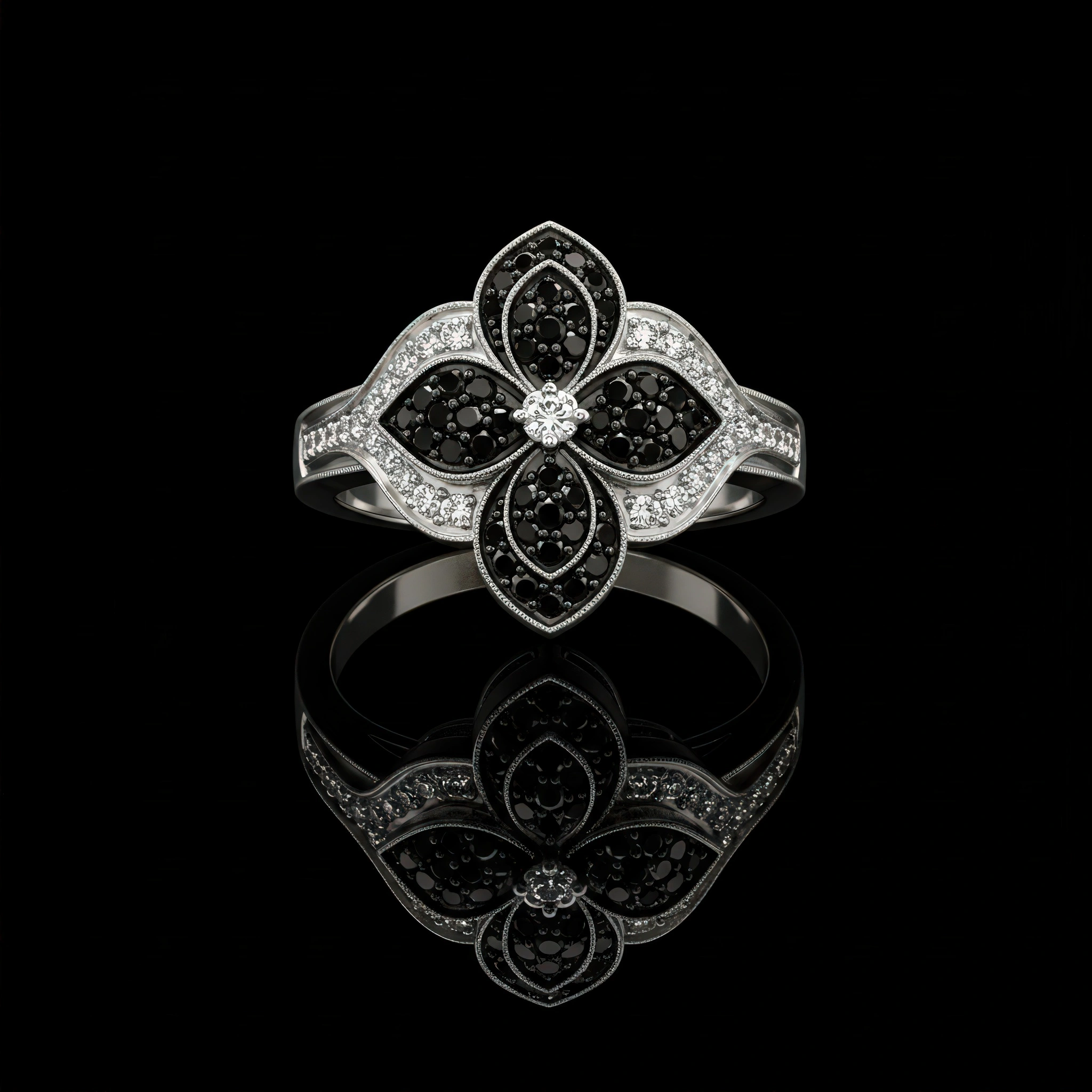 black-and-white-diamond-floreale-ring-no4-1a