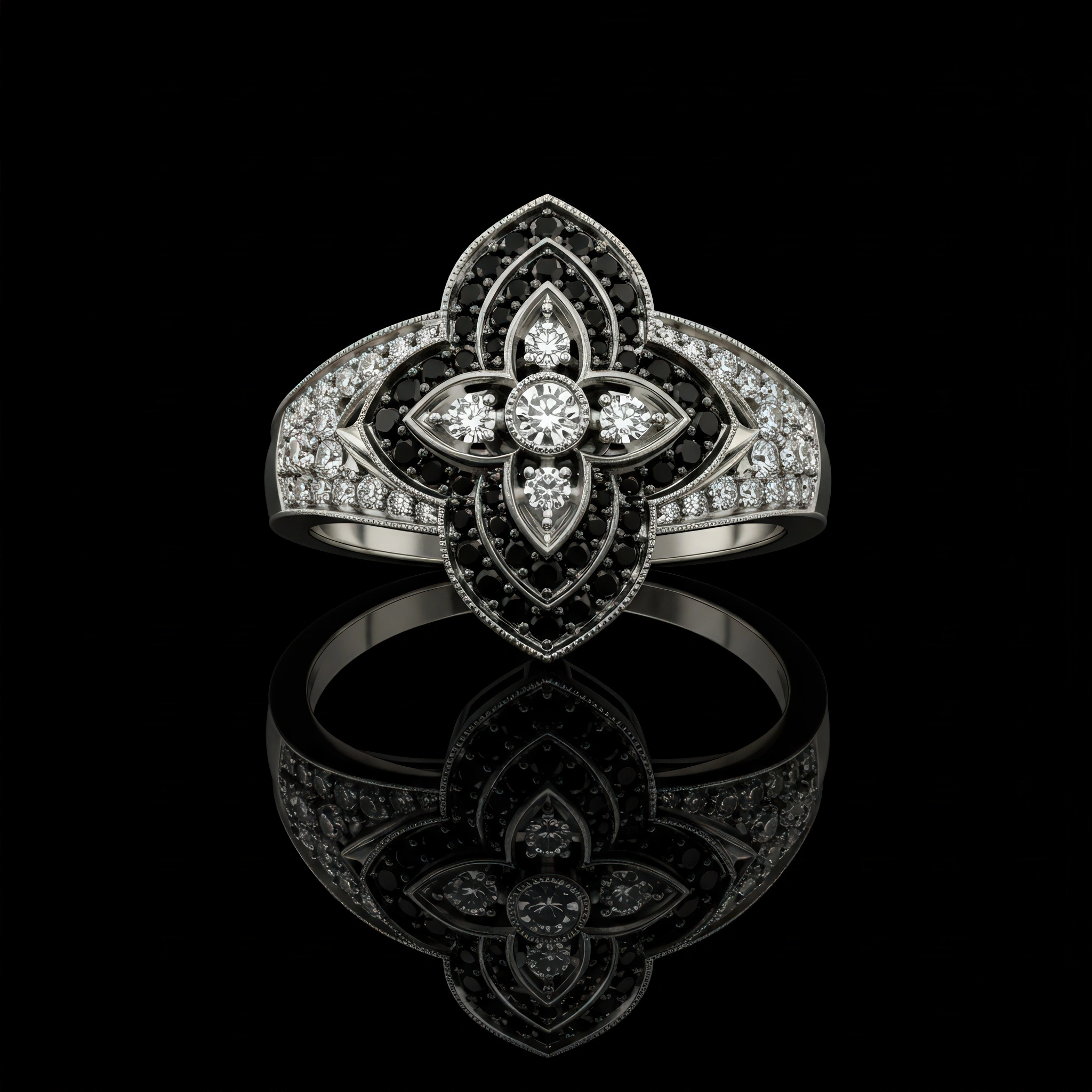black-and-white-diamond-floreale-ring-no5-1a