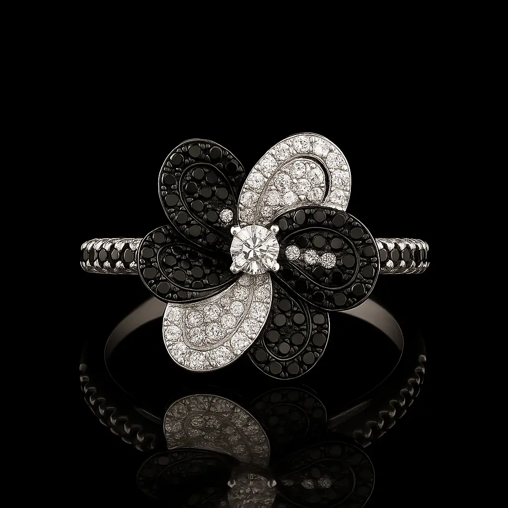 black-and-white-diamond-floreale-ring-no9-1a
