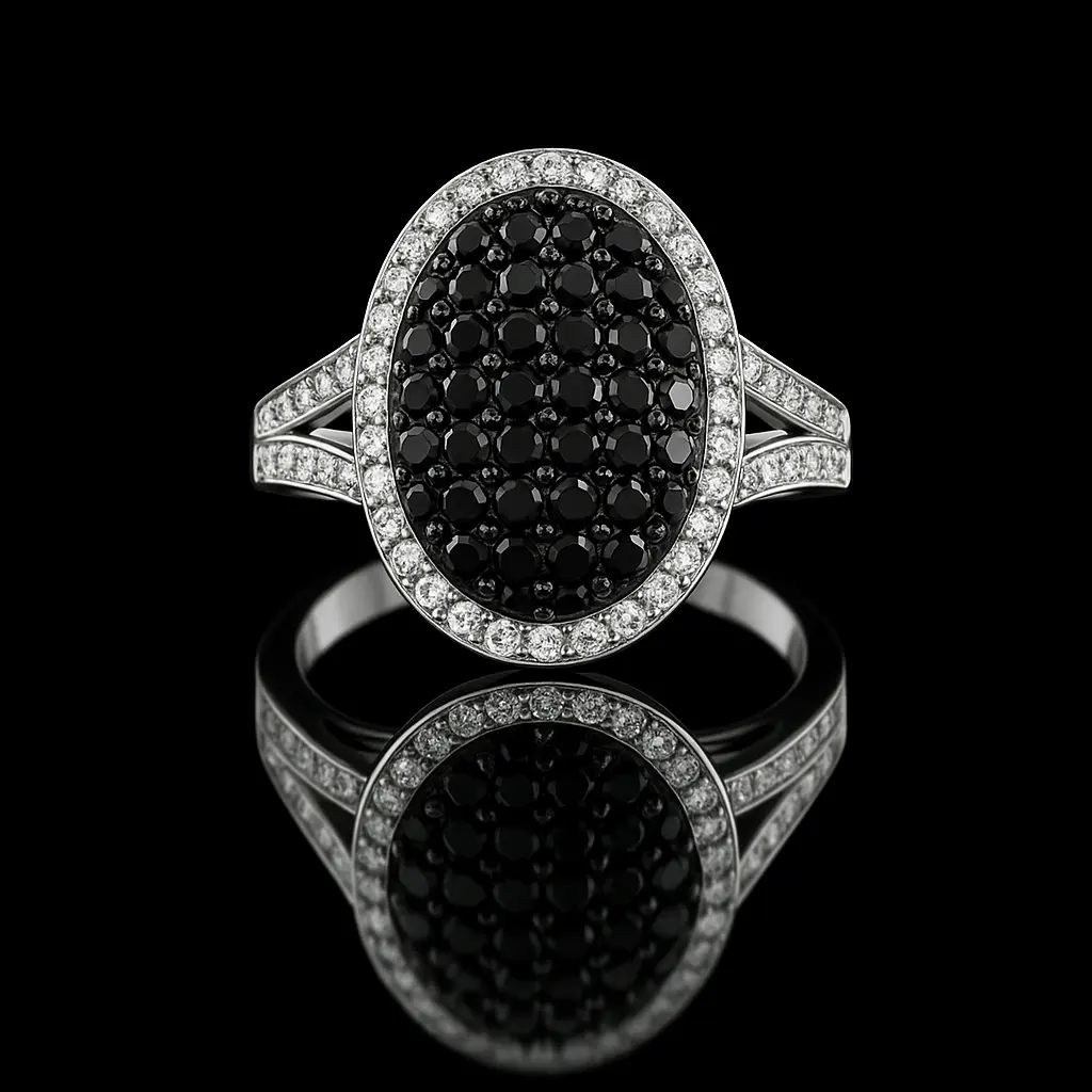 black-and-white-diamond-oval-ring-no12-1a