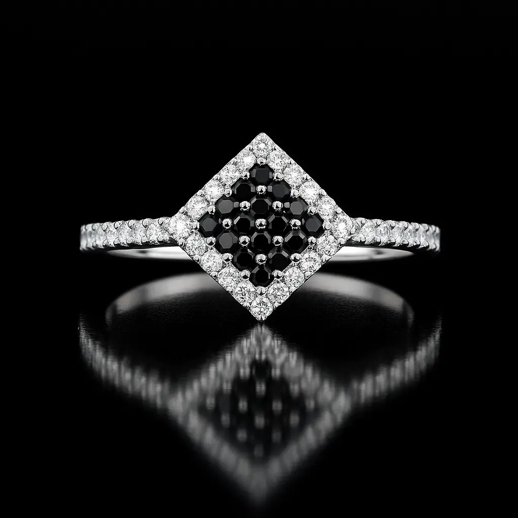 black-and-white-diamond-rhombus-ring-no2-1a