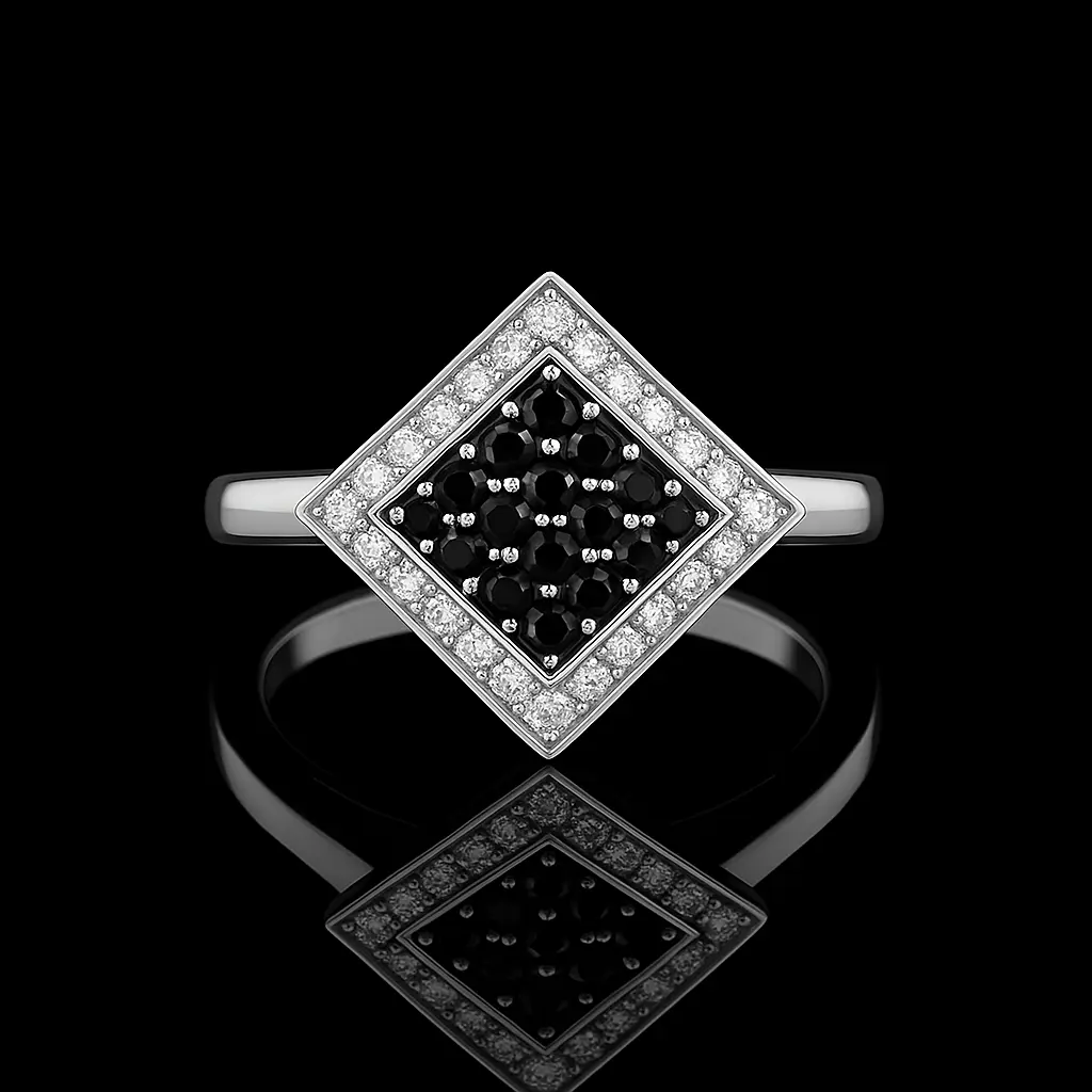black-and-white-diamond-rhombus-ring-no3-1a