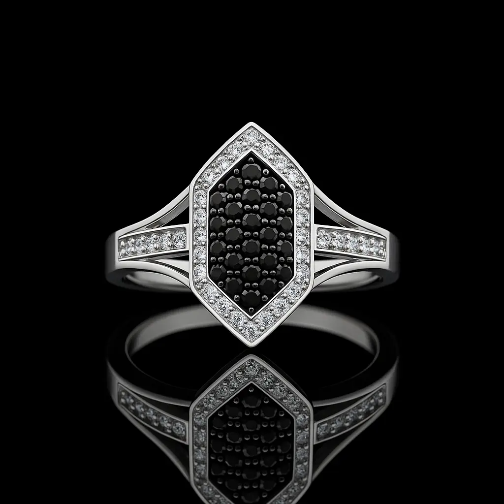 black-and-white-diamond-shield-ring-no4-1a