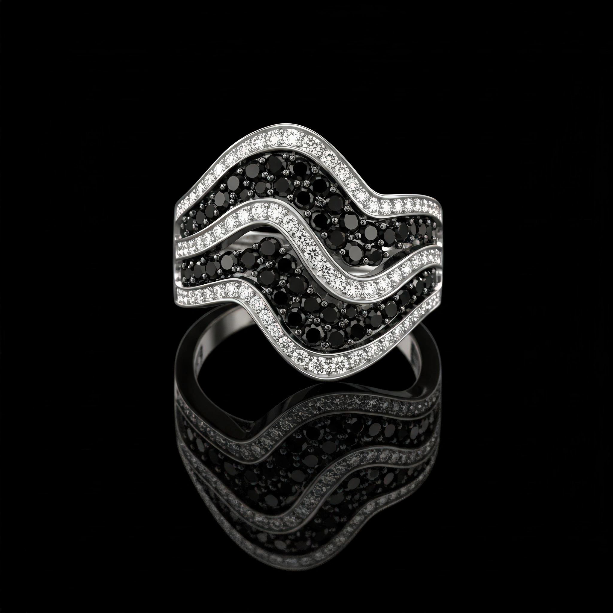 black-and-white-diamond-split-peaks-ring-no1-1a