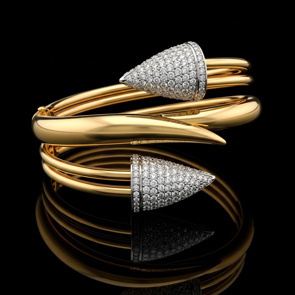Artiglio-diamond-pave-talon-ring-No12-two-tone-diamond-tip-1a