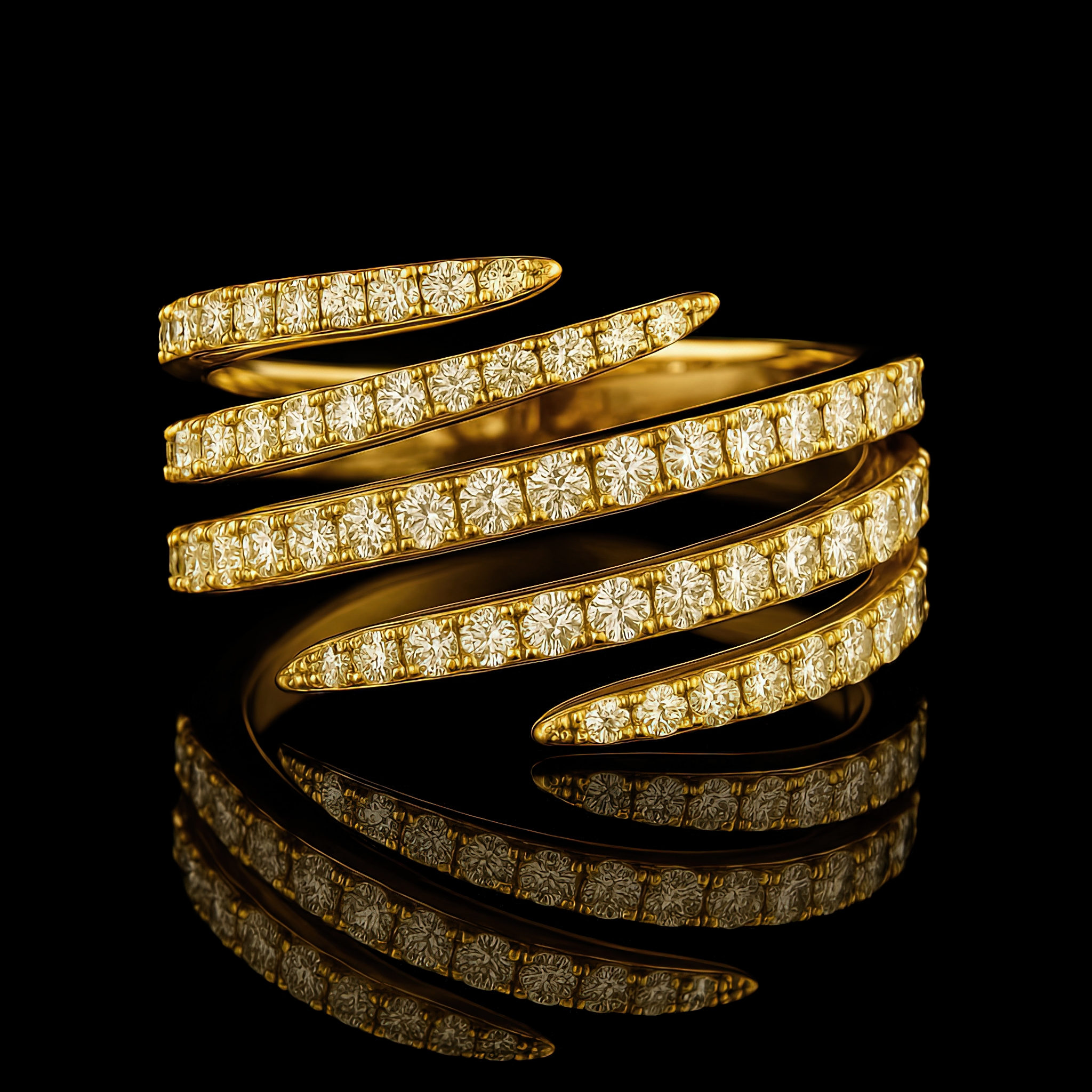 Artiglio-diamond-pave-talon-ring-No4-yellow-gold-1a