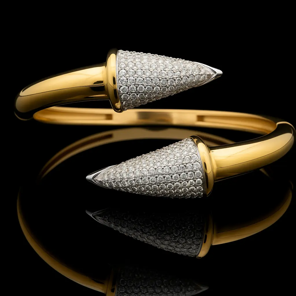 Artiglio-diamond-pave-talon-ring-Nº10-two-tone-diamond-tip-1a