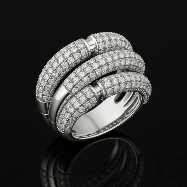 Arricciato Curled Diamond Ring Nº3