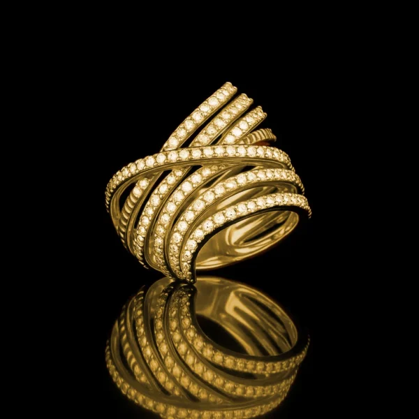 Avolto Woven Love Diamond Ring Nº4