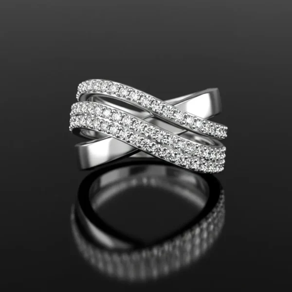 Intrecciati Intertwined Diamond Ring Nº13