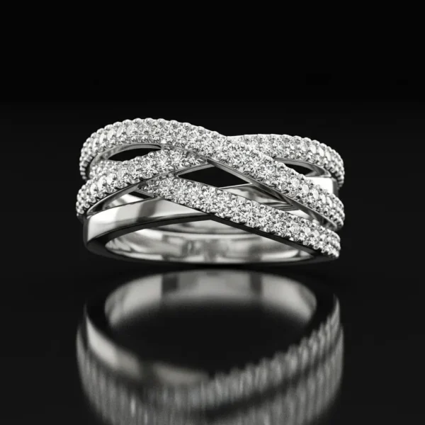 Intrecciati Intertwined Diamond Ring Nº16