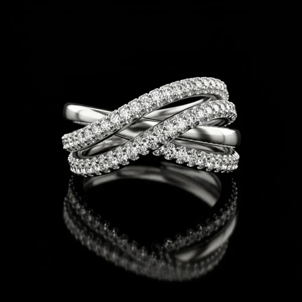 Intrecciati Intertwined Diamond Ring Nº17