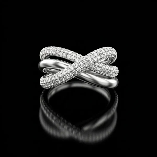 Intrecciati Intertwined Diamond Ring Nº18
