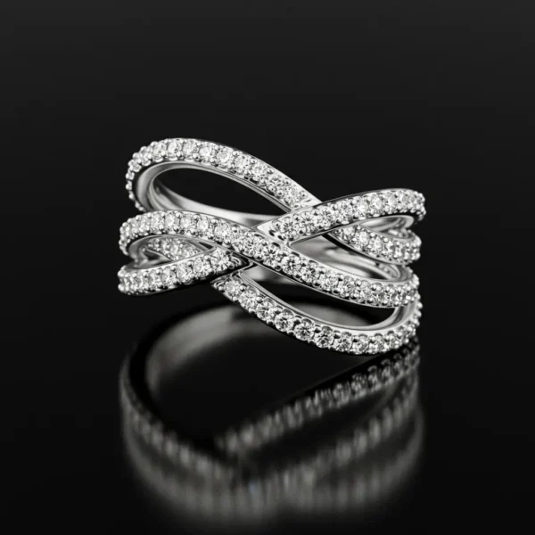 Intrecciati Intertwined Diamond Ring Nº21