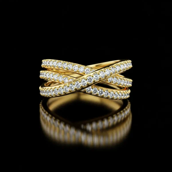 Intrecciati Intertwined Diamond Ring Nº23