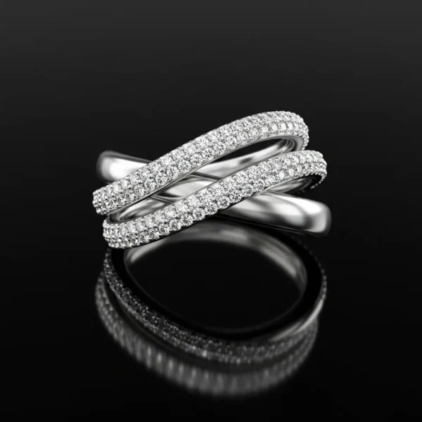 Intrecciati Intertwined Diamond Ring Nº5