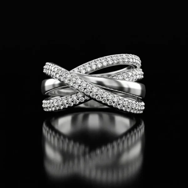 Intrecciati Intertwined Diamond Ring Nº6