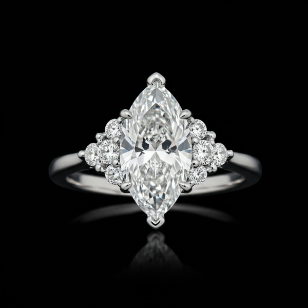Marquise Cluster Round Nº1