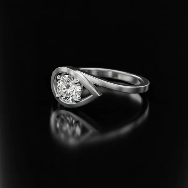 Modern Engagement Ring Nº10