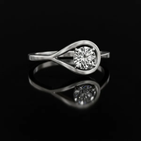 Modern Engagement Ring Nº11