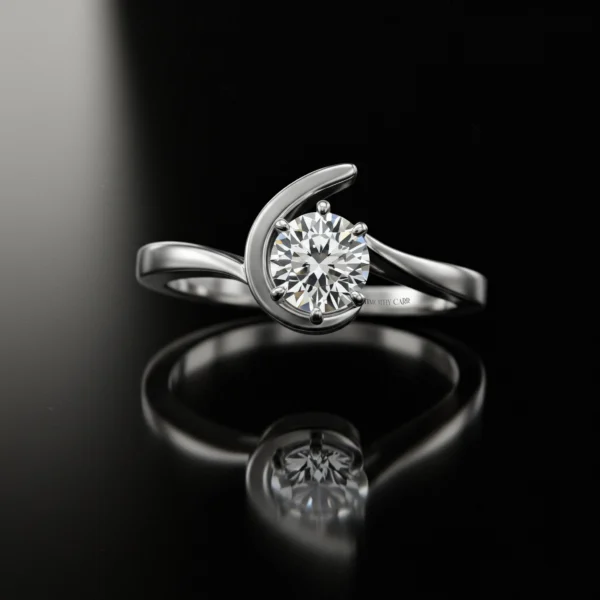 Modern Engagement Ring Nº20