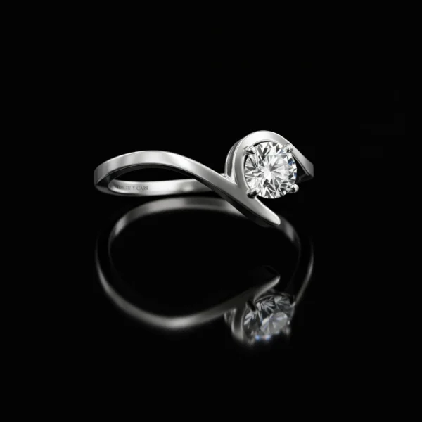 Modern Engagement Ring Nº21