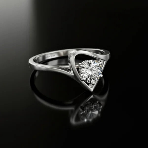 Modern Engagement Ring Nº22