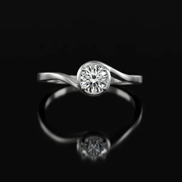 Modern Engagement Ring Nº23