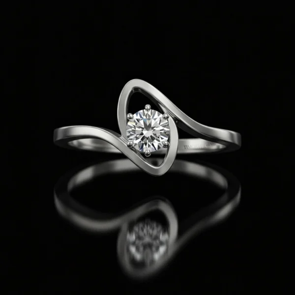 Modern Engagement Ring Nº7
