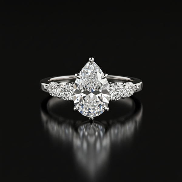 Pear Five Stone Round Nº1