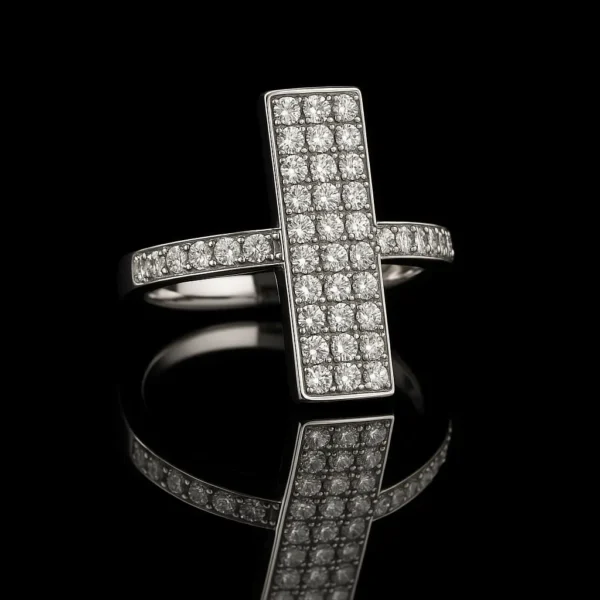 Piazza Square Diamond Ring Nº23