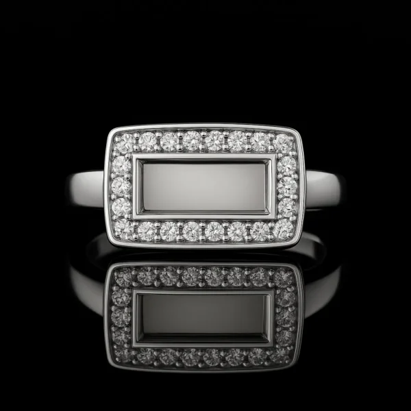Piazza Square Diamond Ring Nº26