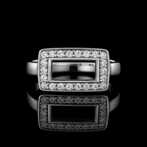 Piazza Square Diamond Ring Nº27