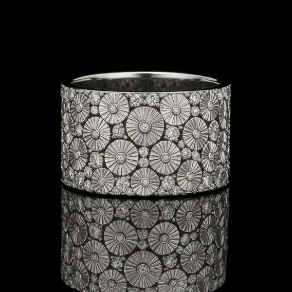 Pizzo Tessuto Lace Diamond Ring Nº1