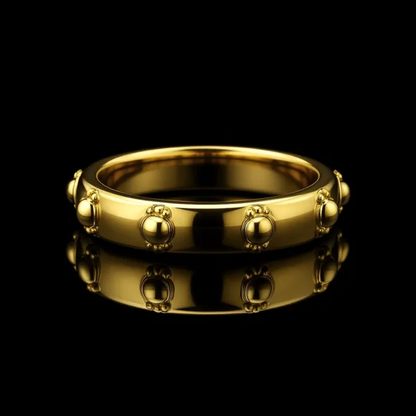 Sbalzato Modern Band Ring Nº1