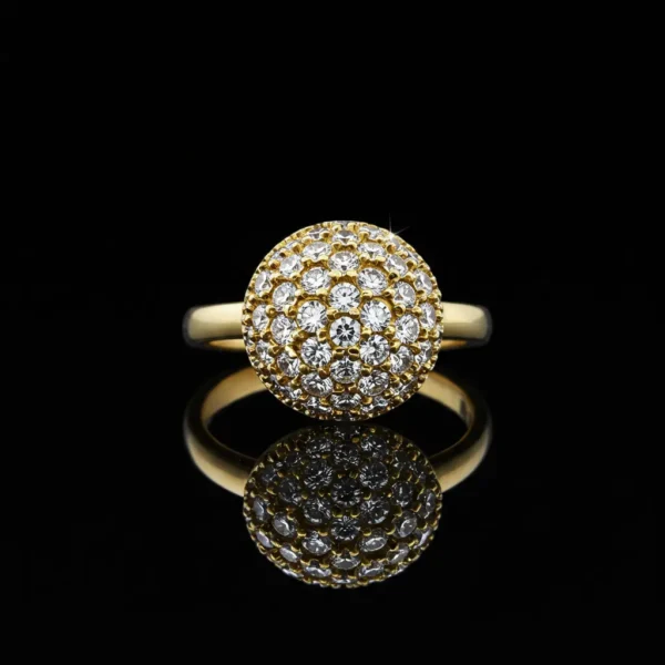 Spherical Diamond Ring Nº12