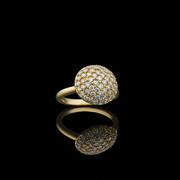 Spherical Diamond Ring Nº13