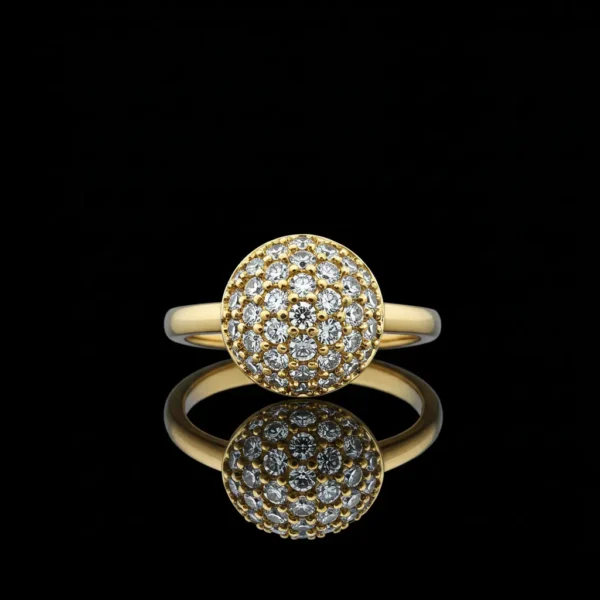 Spherical Diamond Ring Nº15